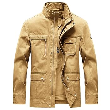 Amazon.com: Military Jacket Men Cotton Spring Cargo Multi